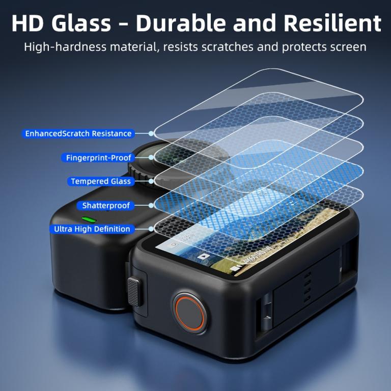 Flymile Tempered Glass Screen Protector for DJI Osmo … in Shah Alam - Image 1