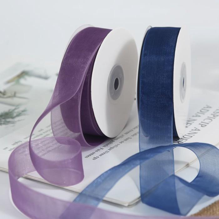 2.5 Transparent Ribbon Snow Gauze Ribbon Chiffon Ribbon … in Johor Bahru - Image 1