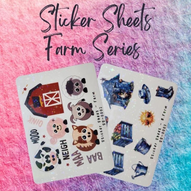 Farm Series Waterproof Sticker Sheet in Taman Johor Jaya - Image 1