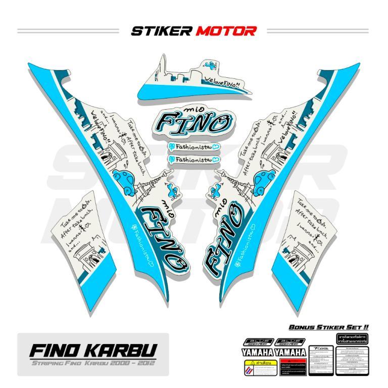 FK10 Striping Sticker Sticker Striping LIs Fino Carburetor … in Shah Alam - Image 1