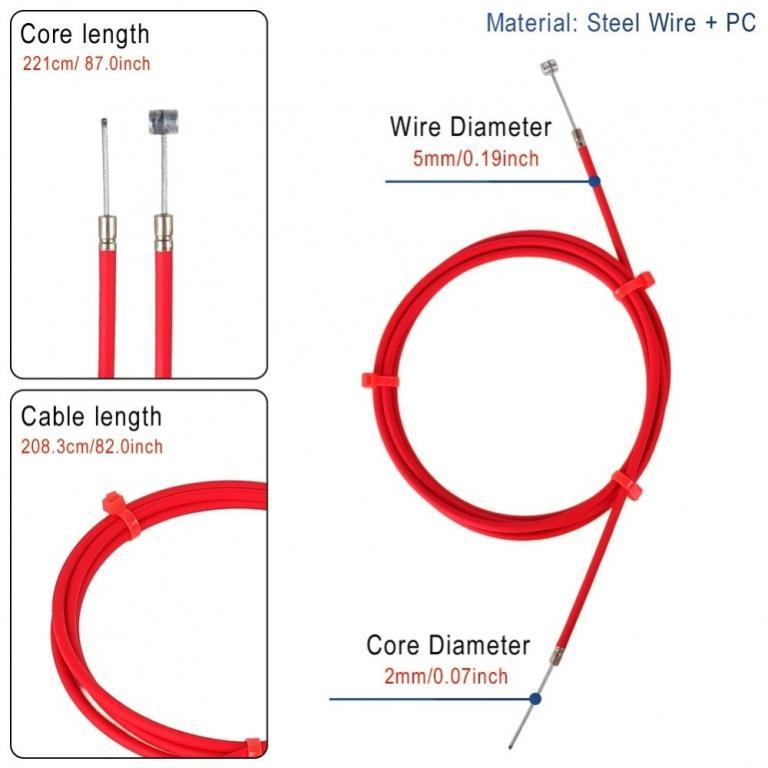 FOR NINEBOT Max G3 Electric Scooter Rear Brake Cable Kit … in Malacca Town - Image 1