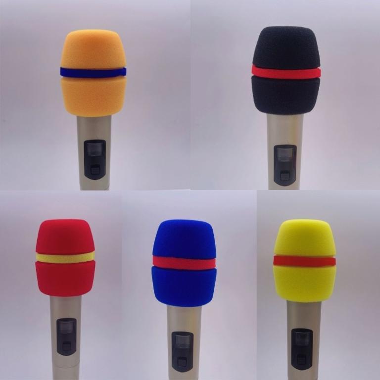 TREA 5Pcs Replacement Microphone Sponge Cover Thickened Mic … in Johor Bahru - Image 1