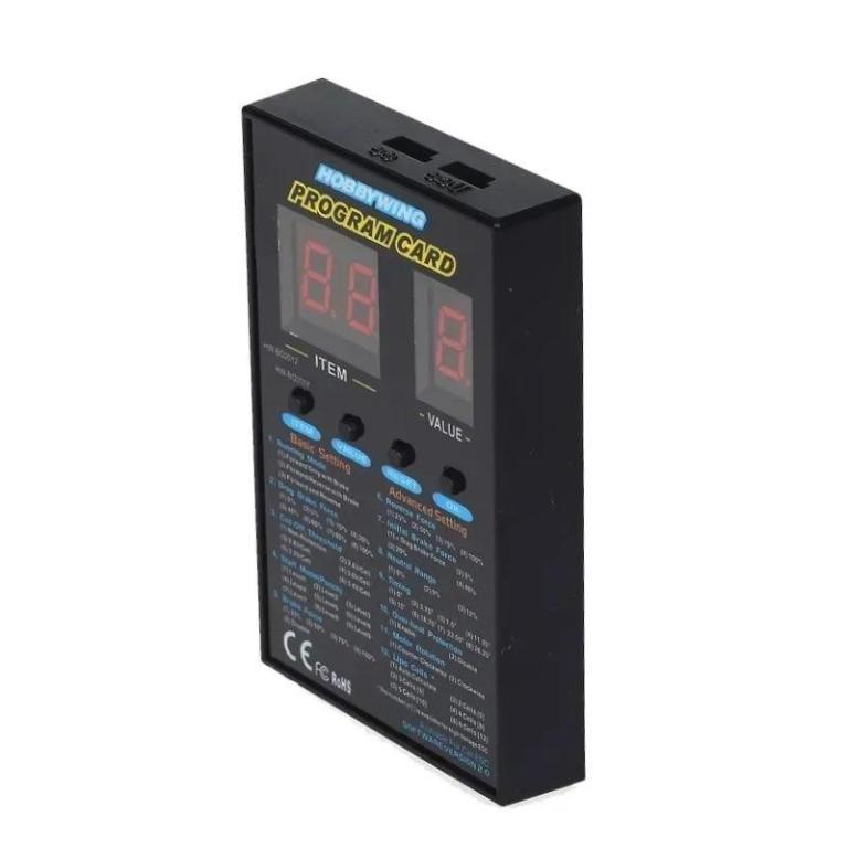 Hobbywing RC Car 120A Program Card LED Program Box 2C … in Klang - Image 1