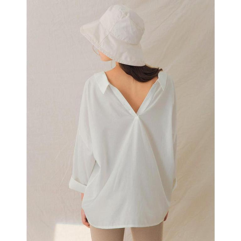AIR SPACE 2Way V-Neck Drop Shoulder Blouse in Subang Jaya - Image 1