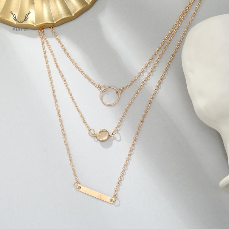 Alloy Simple Circle Geometric Pendant Multi-element … in Ipoh - Image 1