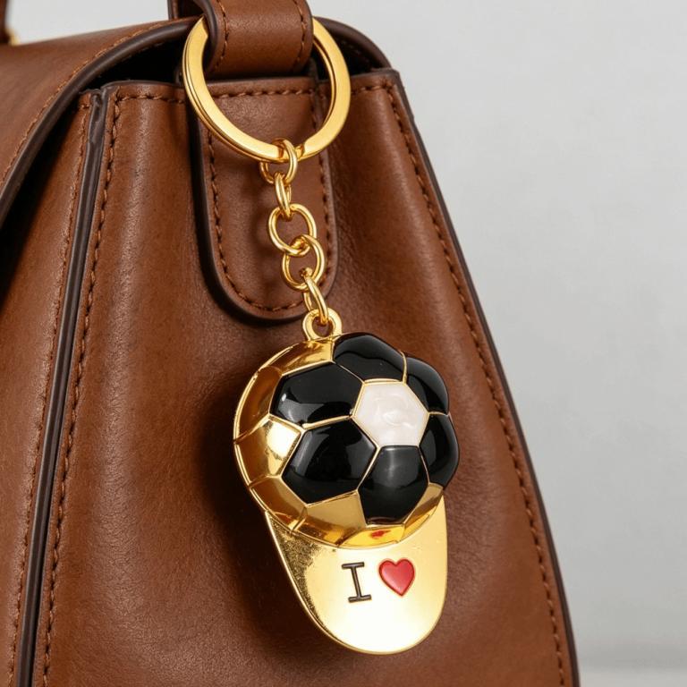 AHMED Football Keychain, PVC Lightweight Car Keyring, … in Taman Johor Jaya - Image 1