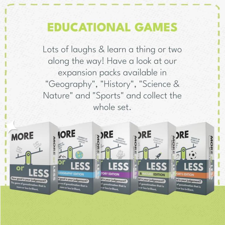 More or Less Science & Nature Edition Card Game - How Good … in Putrajaya - Image 1