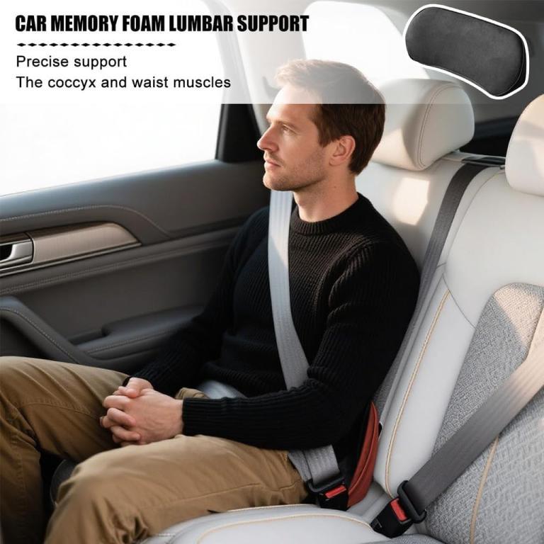 Car Lumbar Support Pillow, Memory Foam Vehicle Seat Lower … in Kajang - Image 1