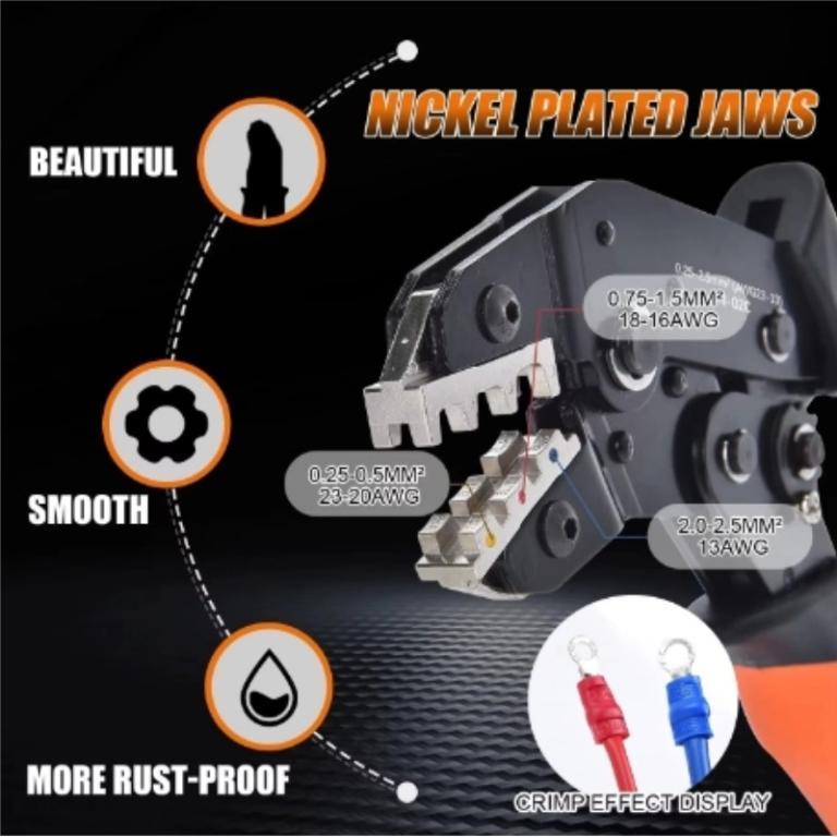 Wire Terminal Crimper Set + Assorted Electrical Insulated … in Novena - Image 1