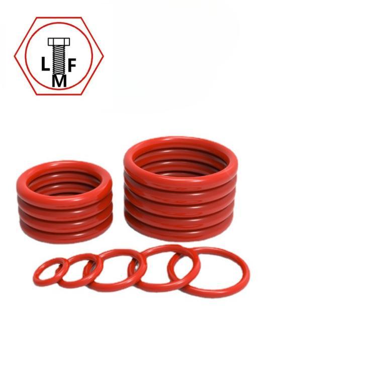 [LMF] Red Sealing Ring O-Ring VQM Silicone Gasket Round … in Kajang - Image 1