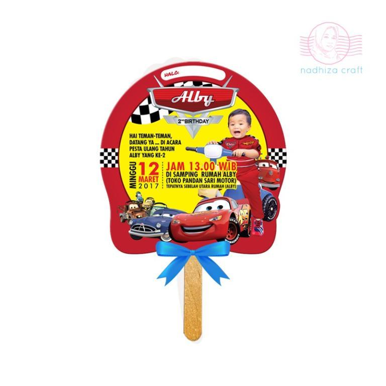 LOLIPOPS STICK FAN BIRTHDAY INVITATION in Subang Jaya - Image 1