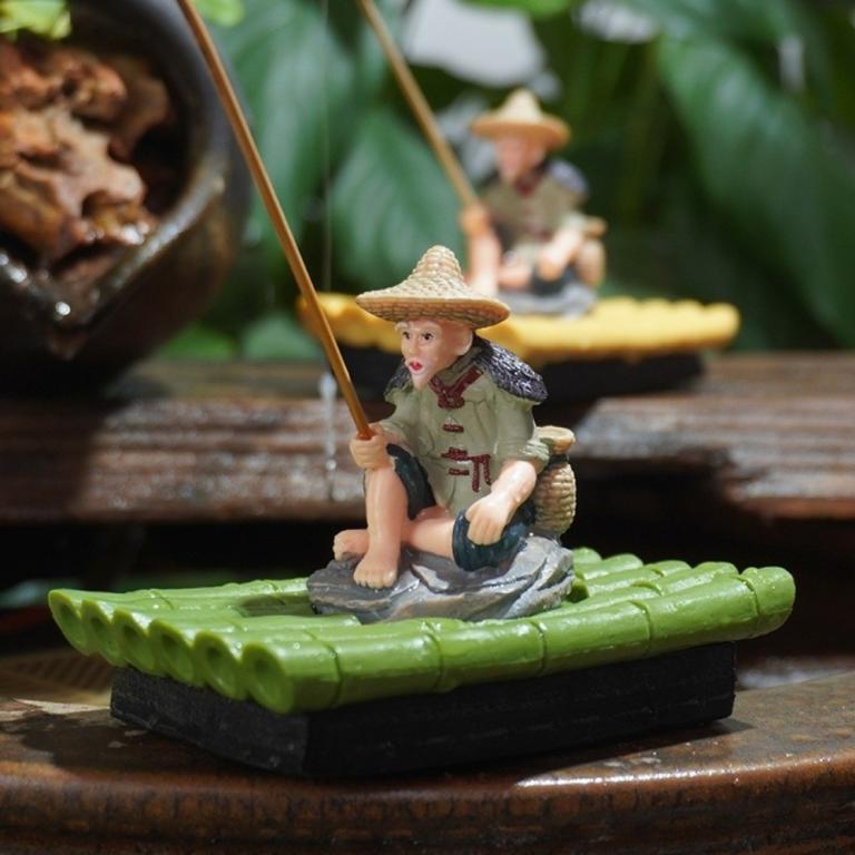 STATIONERYSTUDIO Fisherman Figurine, Auto-Floating … in Ipoh - Image 1