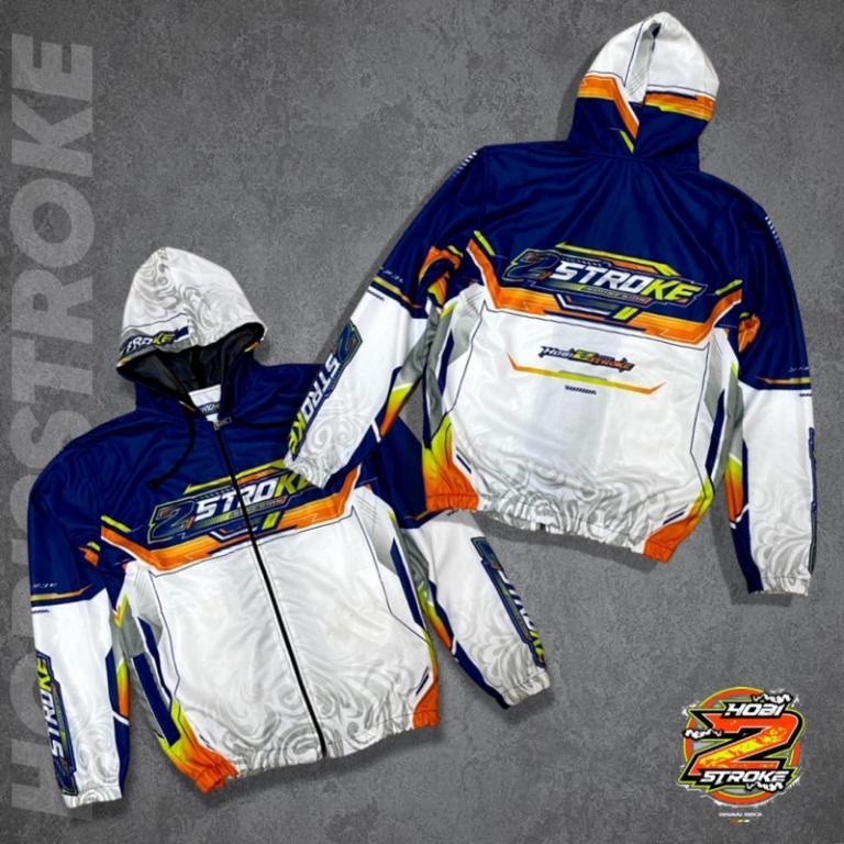 2stroke Racing Jacket Full Print Design Thick Material in Petaling Jaya - Image 1