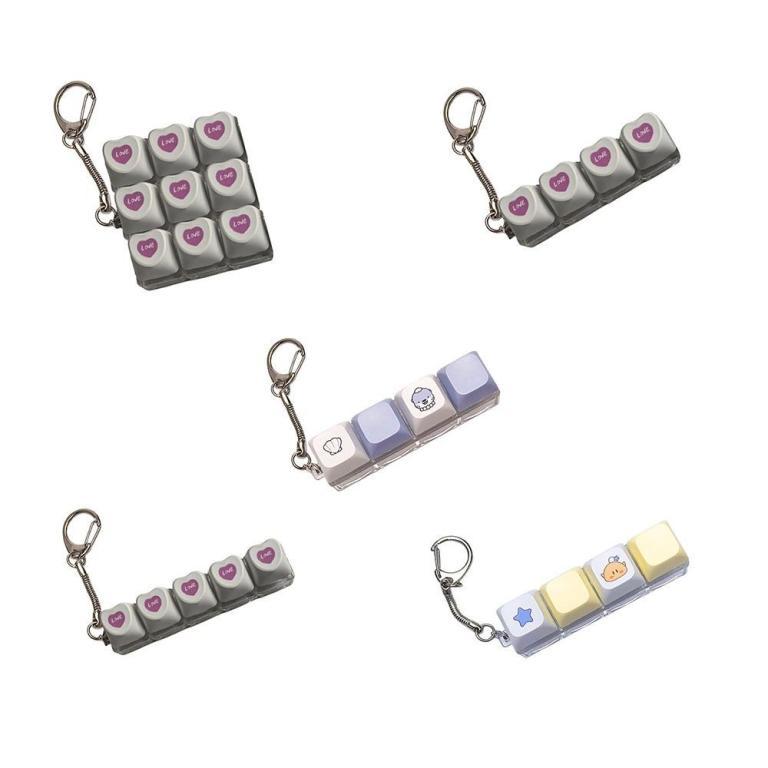 LIZMON Finger Keyboard Cap, Key Button 4/9 Keys Fidget … in Kajang - Image 1