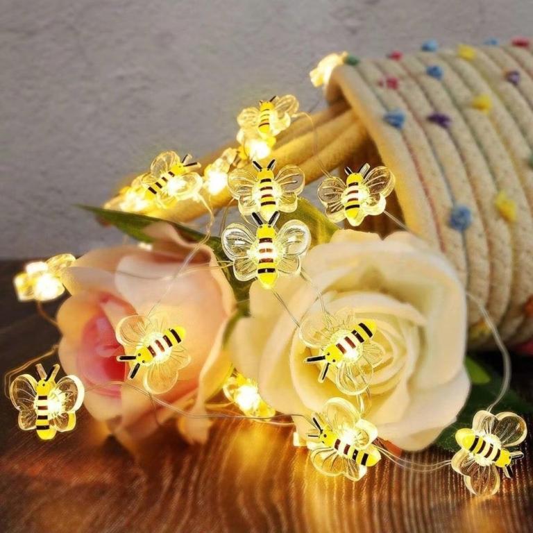 LETTER Bee String Lights, Cute Multifunctional Bee Lights, … in George Town - Image 1