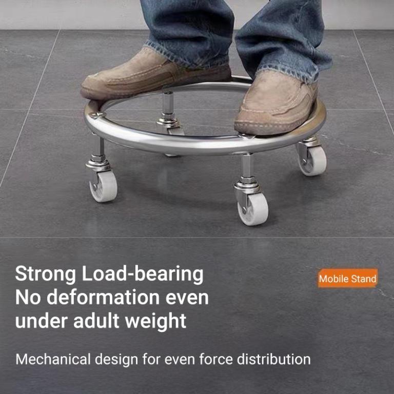 Gas Tank Roller Stand Moveable 360° Rolling 4 Wheel Tray … in Johor Bahru - Image 1