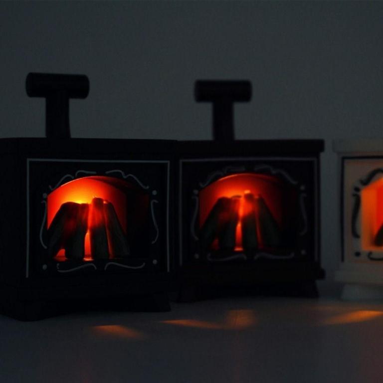 MARA Mini LED Glowing Fireplace Model, Winter DIY Mini … in Putrajaya - Image 1