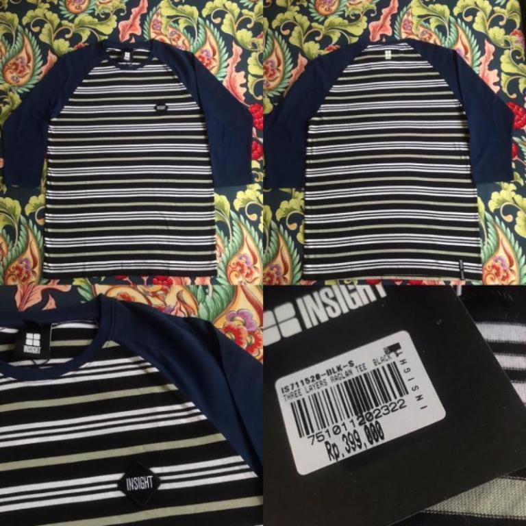 Insight Three Layers Raglan Black T-shirt in Petaling Jaya - Image 1
