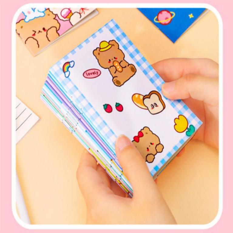 [BSU] Mini Character Pocket Notebook (Random Design) in Kajang - Image 1