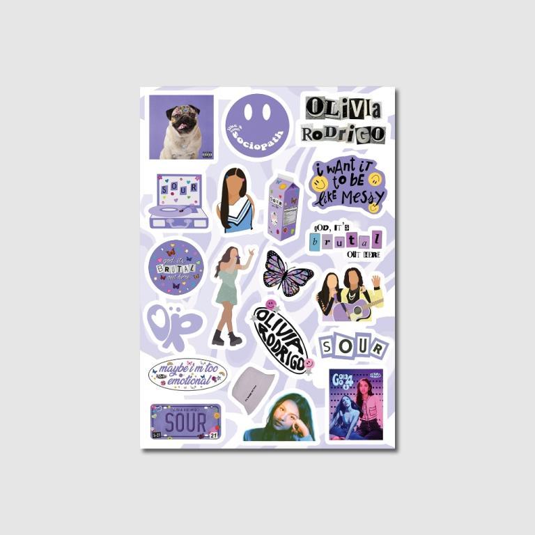 20pcs OLIVIA RODRIGUE Sticker Pack | Waterproof, anti-fade … in Ipoh - Image 1