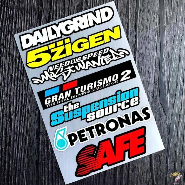 Motorcycle Reflective Stickers - Lasers Racing Decals for … in Shah Alam - Image 1