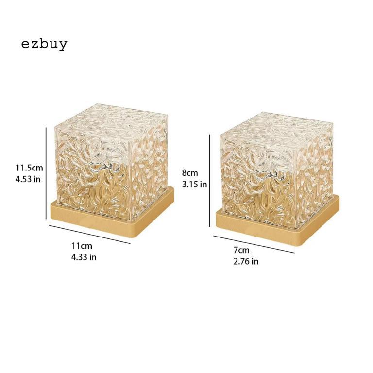 [EY] Decorative Table Lamp Water Ripple Night Light Ocean … in Woodlands - Image 1