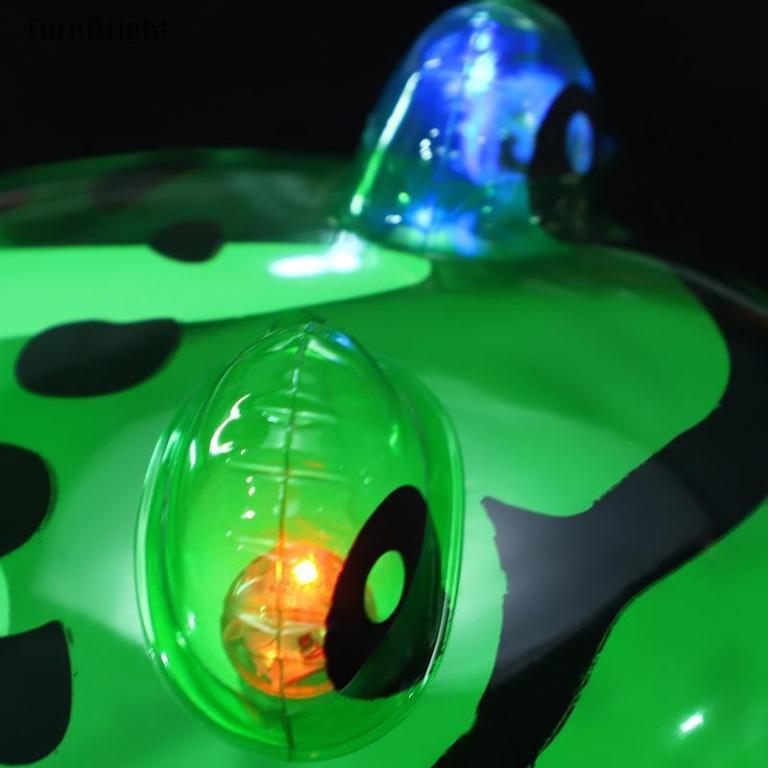 [TurnBright] Glowing Inflatable Green Bouncing Frog Toad … in Ipoh - Image 1
