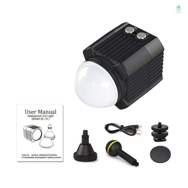 Mini Rechargeable LED Video Light Diving Photography Lamp … in Pasir Ris - Image 1
