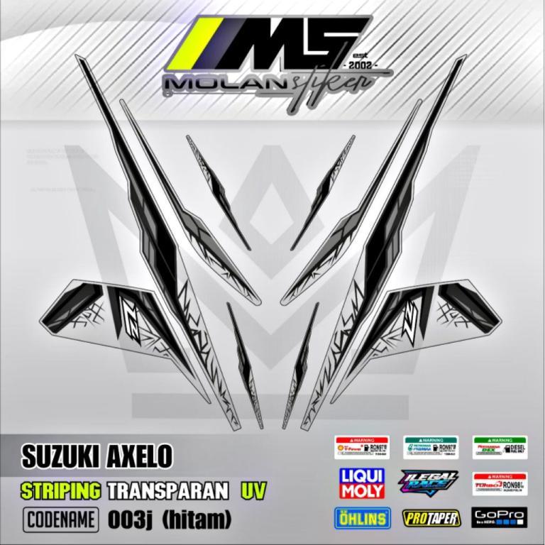Decal Sticker Striping Variation Transparent Uv SUZUKI … in Kampung Pasir Gudang Baru - Image 1