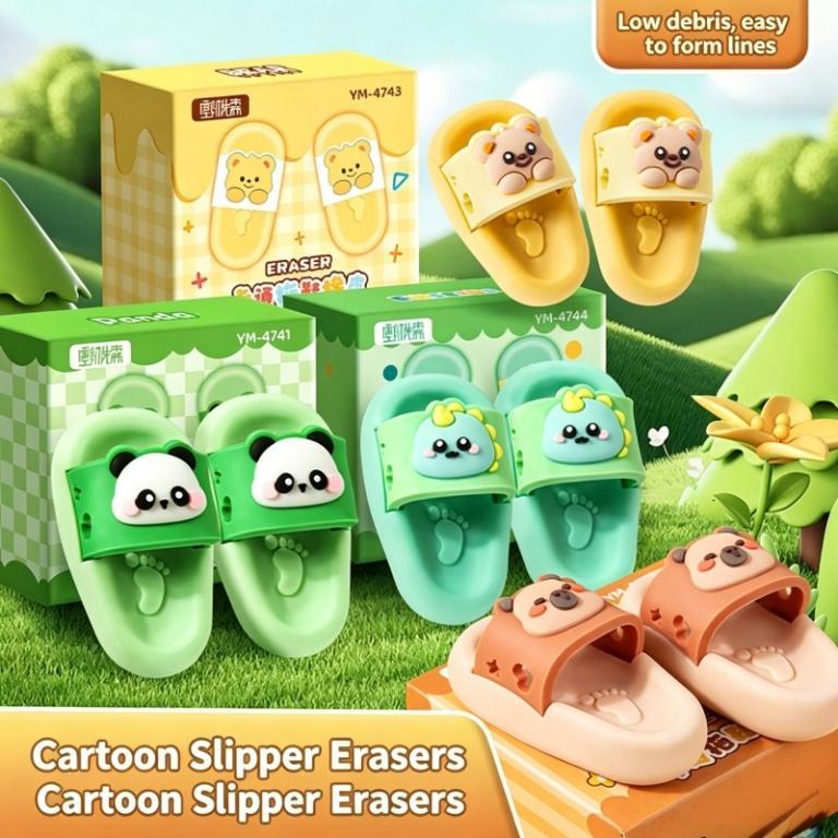 Cartoon Cartoon Slippers Shape Finger Cover Eraser Less … in Johor Bahru - Image 1