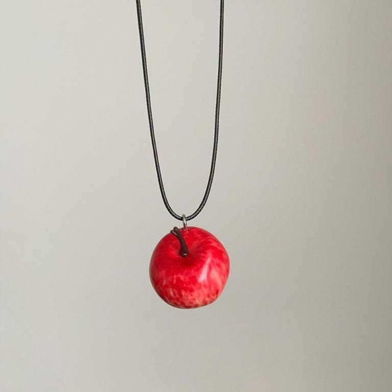 GESH Foam Necklace, DIY Adjustable Rope Simulation Fruit … in Bishan - Image 1
