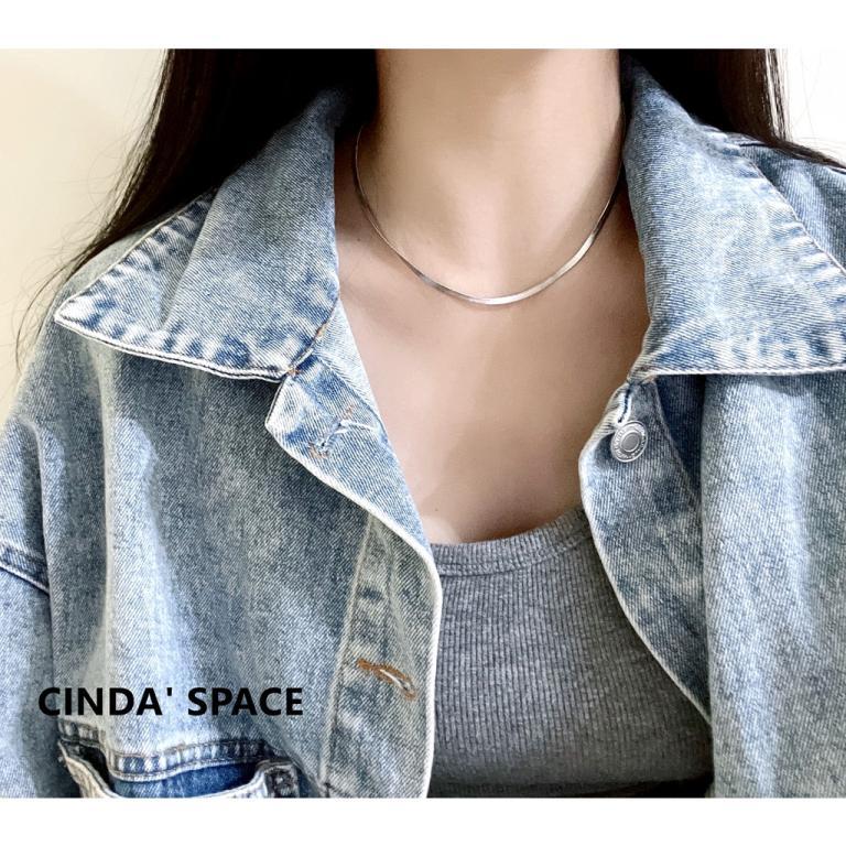 Wide Version Snake Bone Titanium Steel Necklace Chain … in Bishan - Image 1