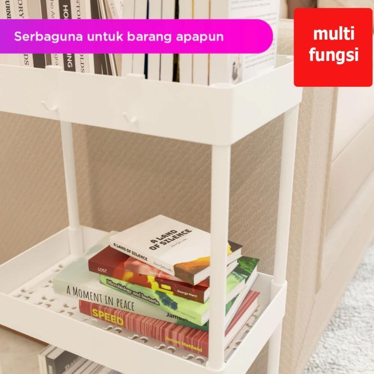 Kitchen Shelf 4 Layers Multi-Purpose Trolley Shelf Square … in Seremban - Image 1