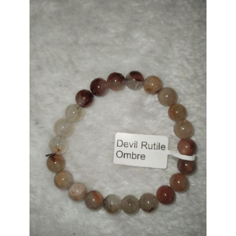 Crystal Devil Rutile Ombre Bracelet in Johor Bahru - Image 1