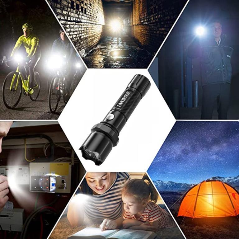 Portable Waterproof Strong Bright Mini LED Flashlight USB … in Batu Feringgi - Image 1