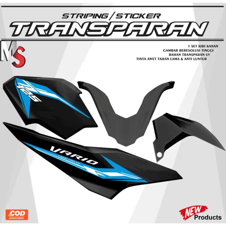 HONDA TRANSPARENT STRIPING STICKER FOR MOTORCYCLE … in Setapak - Image 1
