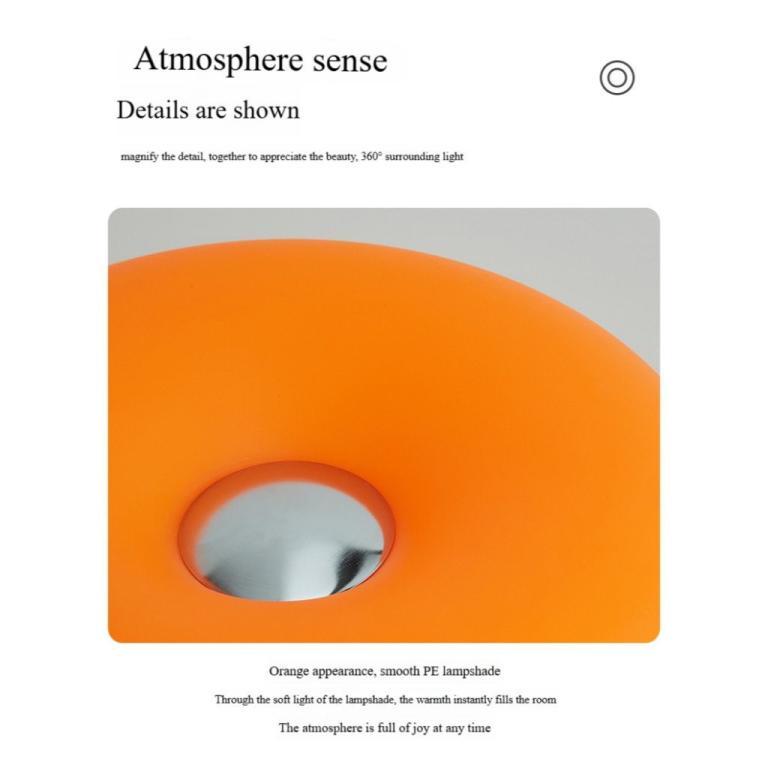 Orange table light USB plug Doughnut table lamp ambient … in Malacca Town - Image 1