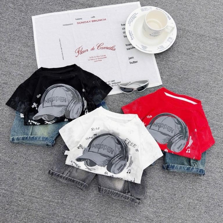 SET FOR BOYS PRINTED SHIRT WITH PANTS FOR KIDS SIZE … in Johor Bahru - Image 1