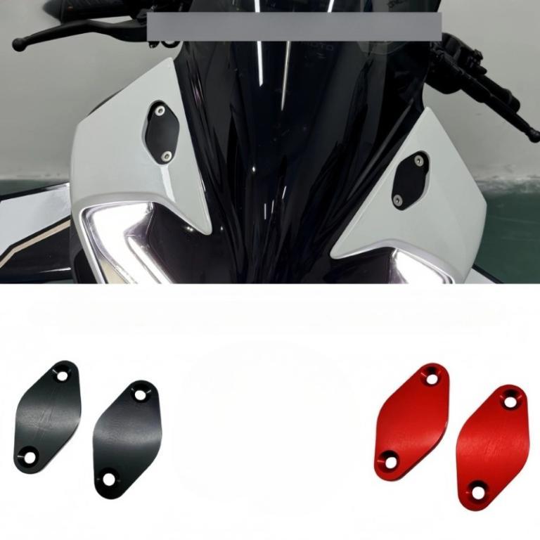 Chunfeng 750SR Rearview Mirror Delete Cover Reflector Cap … in Kampung Pasir Gudang Baru - Image 1