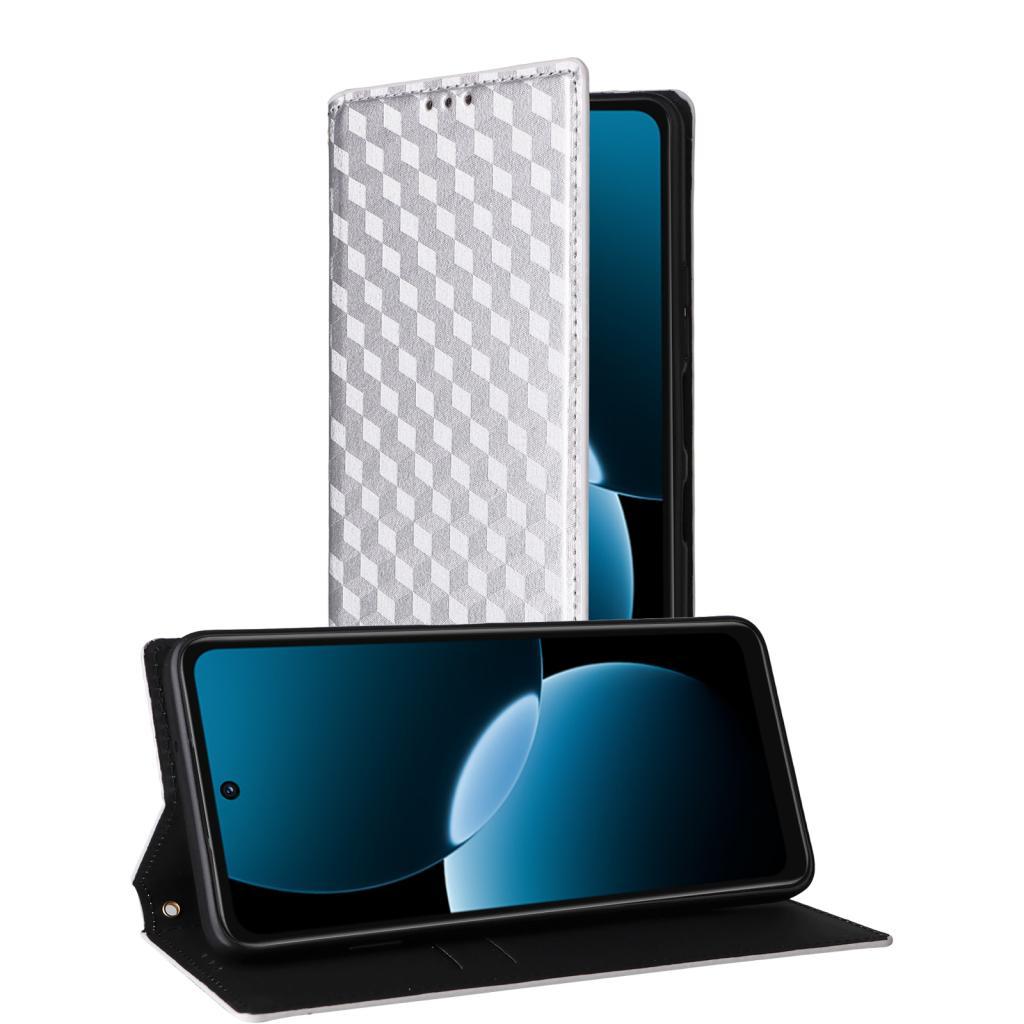 Diamond Pattern Phone Case with Card Slot & Kickstand for … in Shah Alam - Image 1