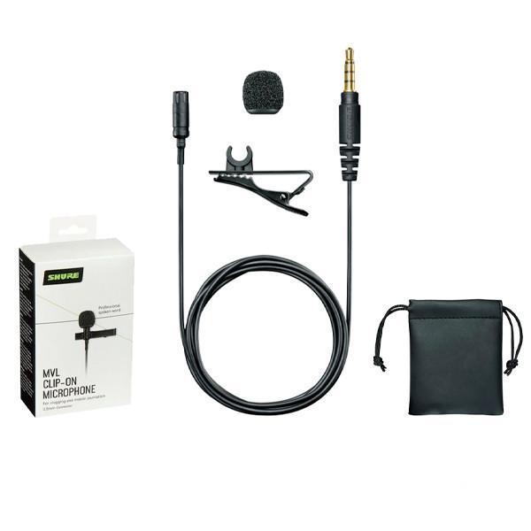 Shure MVL 3.5MM Unidirectional Mic Lavalier Condenser … in Kuala Lumpur - Image 1