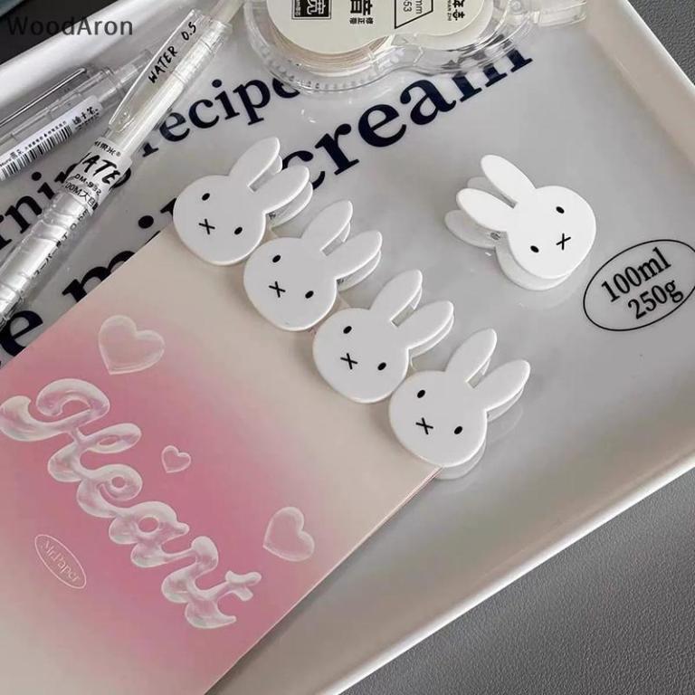 [WoodAron] 2/5pcs Rabbit Acrylic Pp Clip Fixed Test Paper … in Shah Alam - Image 1