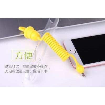 Mizoo X700 Spring USB Fast Charging Data Cable Colourful … in Kota Kinabalu - Image 1