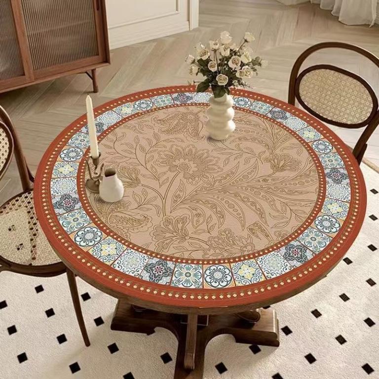 American Style PVC Round Table Cloth Retrofit in Shah Alam - Image 1