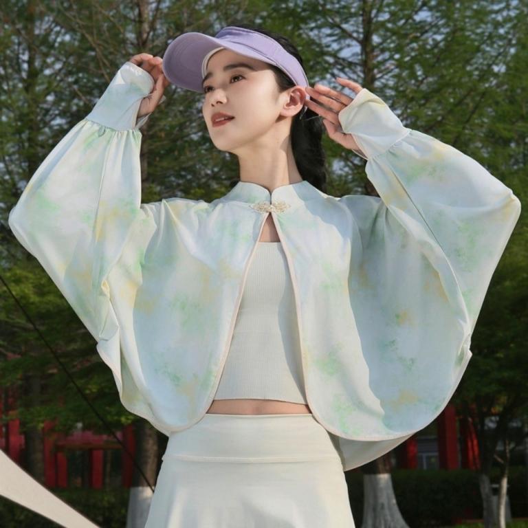 USNOW Sunscreen Shawl, Ice Silk Solid Color Sun Protection … in Taman Johor Jaya - Image 1