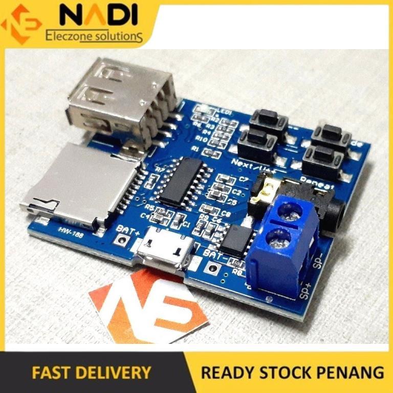 MP3 Module Lossless Decoder Board Power Amplifier TF Card … in Johor Bahru - Image 1