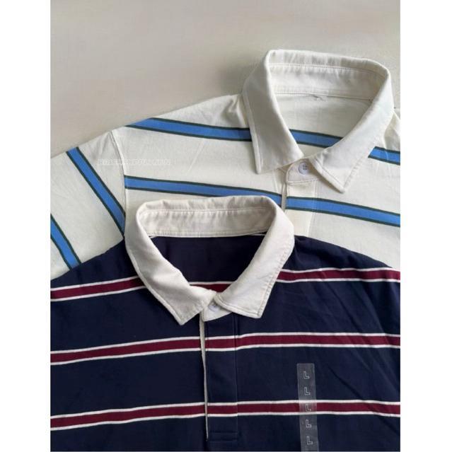 THNK - U RUGBY RUBGGER STRIPED SHORT SLEEVE ORIGINALPOLO … in Kuala Lumpur - Image 1