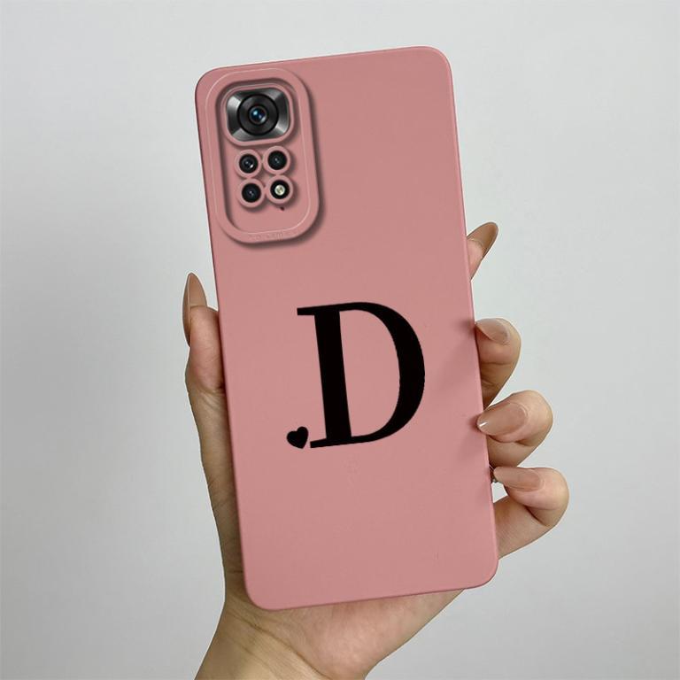 For Xiaomi Redmi Note 11 / Note 11s 4G Casing Cute Initial … in George Town - Image 1