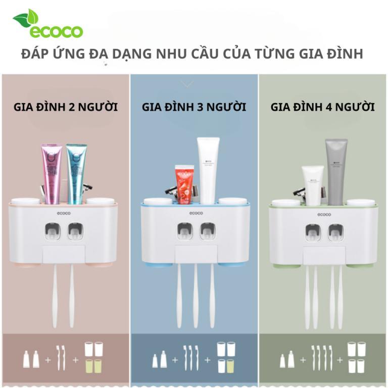 Premium Ecoco 4-Cup Toothpaste Dispenser - Multi-Purpose … in Johor Bahru - Image 1
