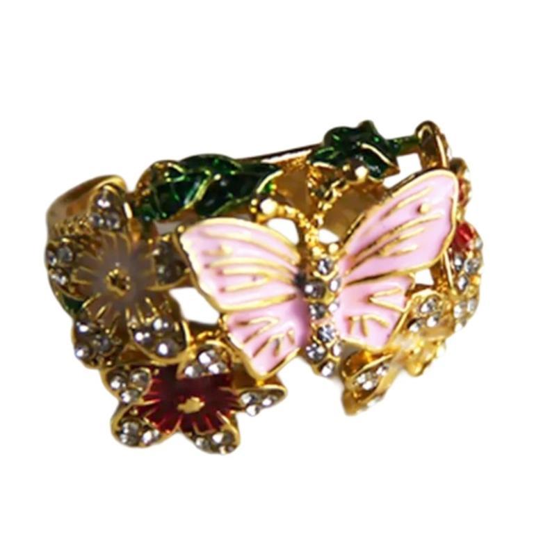 Mary Elegant Rings Adjustable Rings Flower Wedding Rings … in Subang Jaya - Image 1